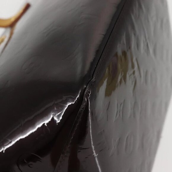 LOUIS VUITTON Monogram Vernis Bellevue GM Tote Bag Amarante M93589 Auth 142614 - Picture 5 of 16